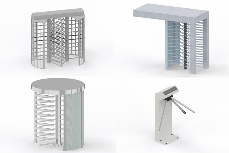 Turnstile, Full height turnstiles, tripod turnstile, glass turnstile, stainless steel turnstile
